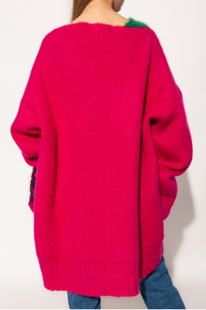 Zara oversized sweater pink hotsell